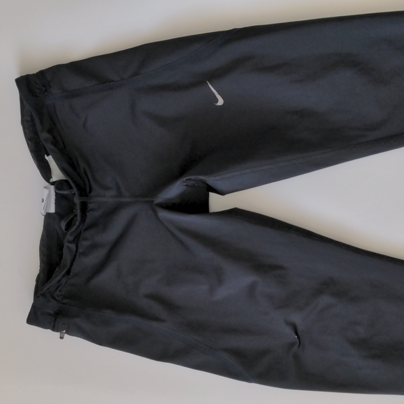 Nike women's black tight dri fit sports gym activewear legging size Medium - Picture 2 of 16